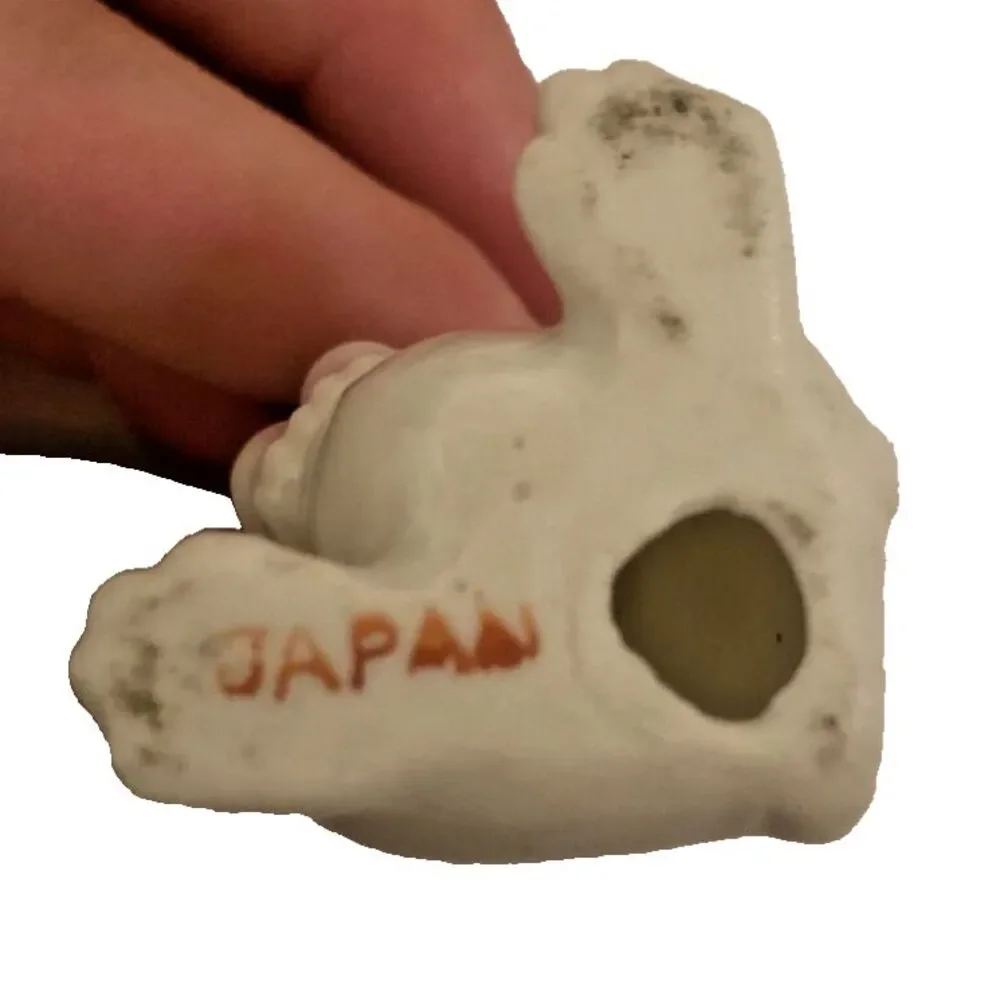 Vintage Small Bunny Rabbit Figurine JAPAN 2